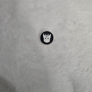 Black & White Decepticon Pin